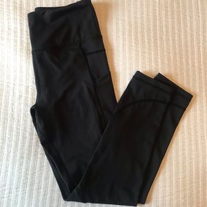 Zyia Black Pocket Light n Tight Hi-Rise Leggings